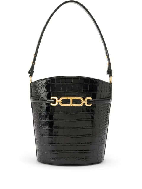 TOM FORD medium Whitney bucket bag Black L1802LCL395X