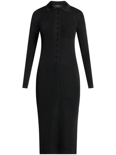 TOM FORD striped knit dress Black ACK529YAX758