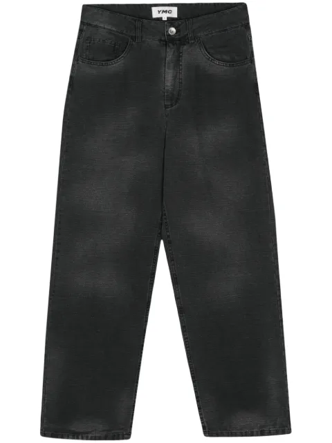 YMC wide-leg washed jeans Black Q4WAL