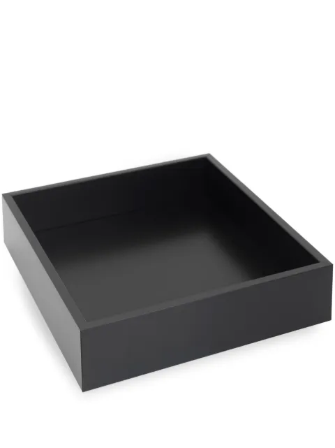 Schönbuch medium Tally wood valet tray (23.6cm x 20.6cm) Black 019146