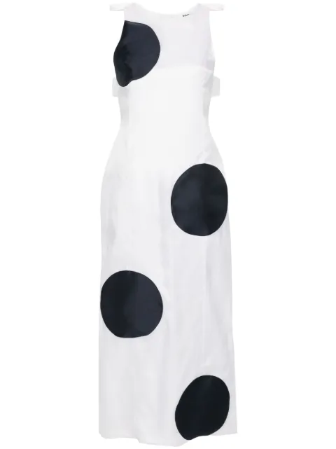 Vivetta Mikado midi dress White VS1AB0V95TE031