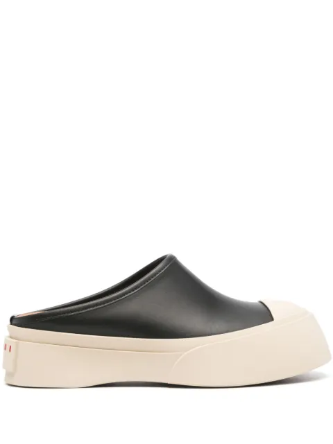 Marni Mary Jane leather mules Black SNZW018502P2722