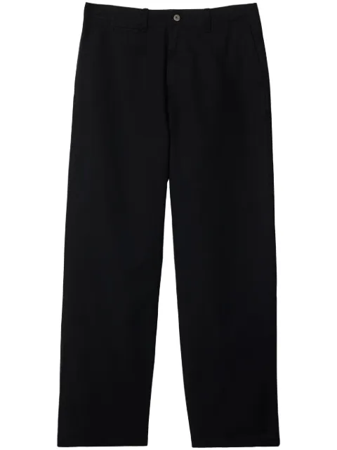 Burberry cotton chinos Black 8083619