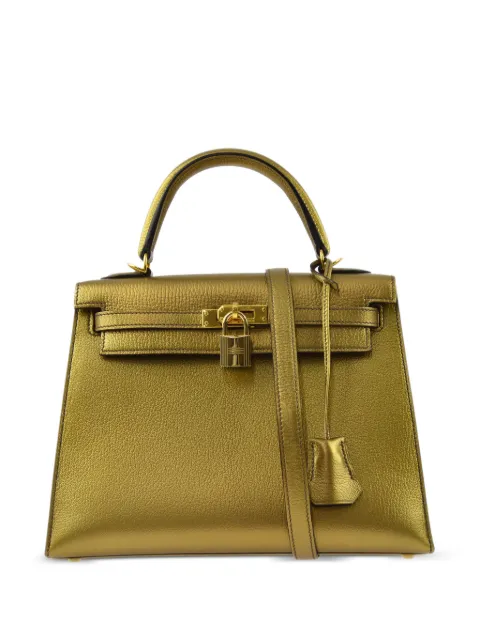 Hermès Pre-Owned 2005 Kelly Sellier 25 two-way bag Yellow 36ZSQUAREI