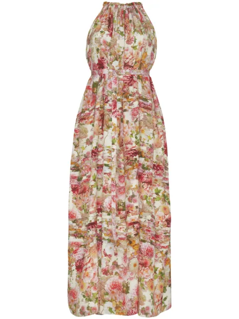 Adam Lippes Sabine crepe-de-chine shift dress White P24705CC