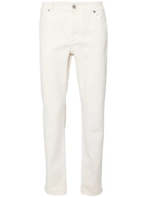 Brunello Cucinelli mid-rise slim-fit jeans White M277PD3210C6094