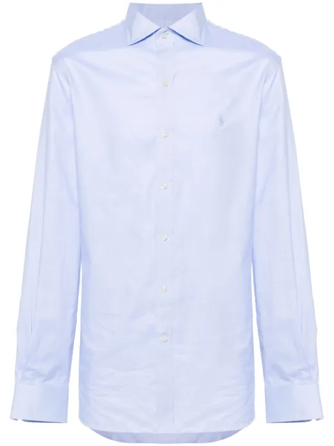 Polo Ralph Lauren Polo Pony-embroidered cotton shirt Blue 712944554001