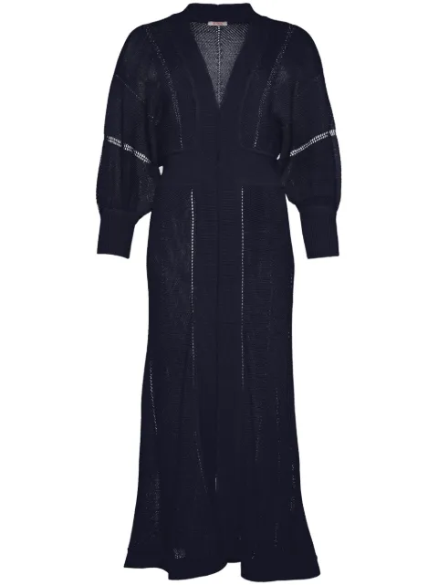 ERES Stella knitted V-neck dress Black 202440