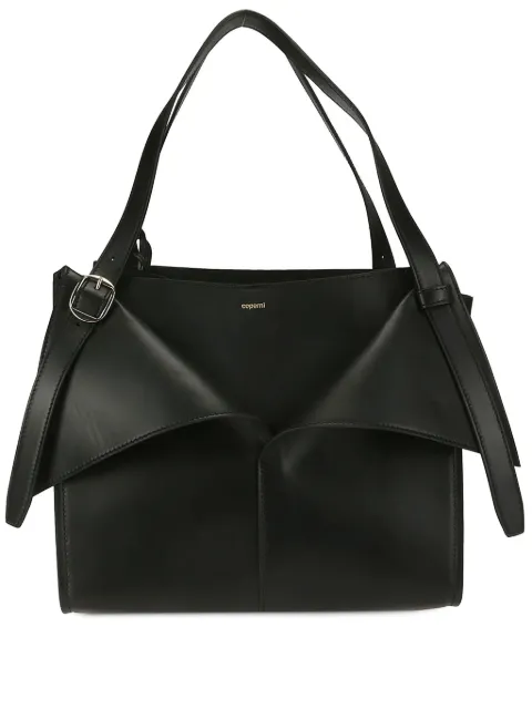 Coperni medium belt leather cabas bag Black COPBA73492