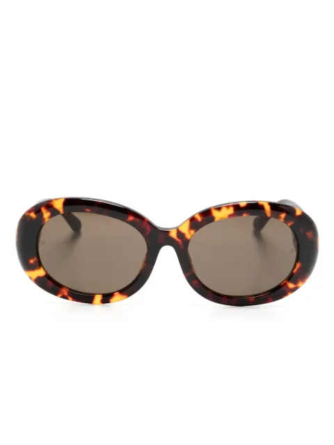 Linda Farrow Lina round-frame sunglasses Brown LFL1462