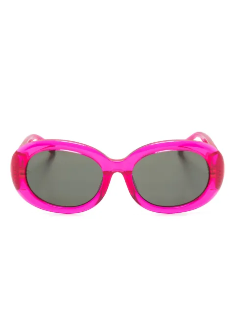 Linda Farrow Lina oval-frame sunglasses Pink LFL1462