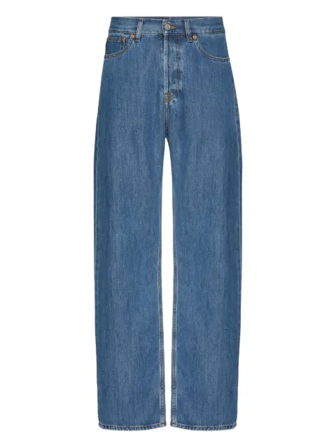 Valentino Garavani straight-leg washed jeans Blue VDE03SAA3