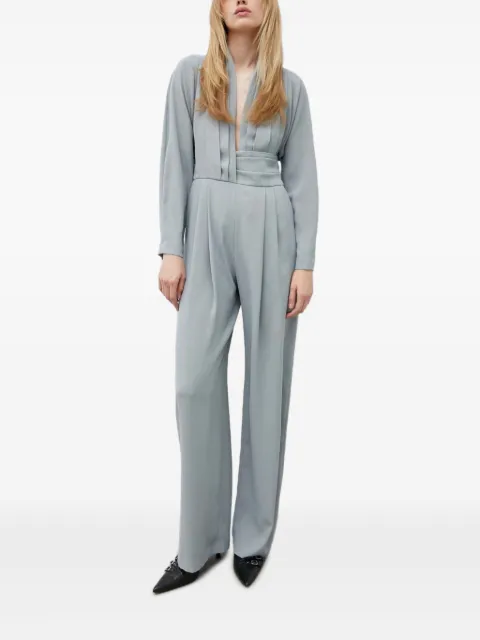 IRO Cinnie pleated jumpsuit Grey WP28CINNIE