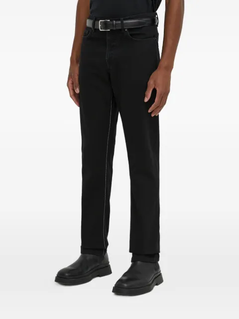 IRO stitched logo-detail jeans Black MF23DAXO