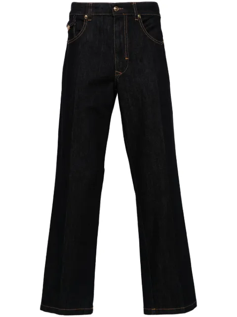 Versace Jeans Couture mid-rise tapered jeans Blue 77GAB501CDWD1