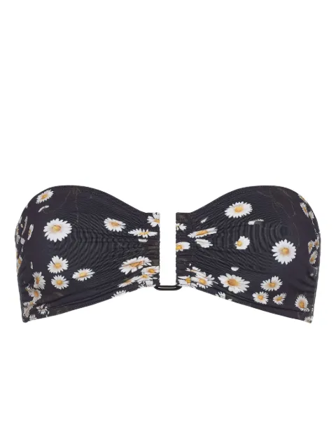 ERES Tendrement floral-print bikini top Black 03243401375