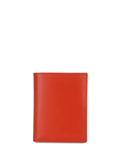 Comme Des Garçons Wallet bi-fold leather wallet Orange SA0641