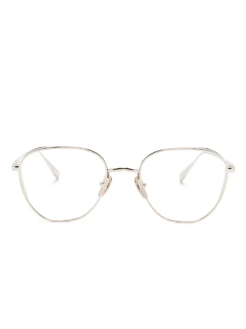 Linda Farrow Hardy square-frame glasses Gold LFL1503