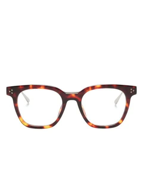 Linda Farrow Evans square-frame glasses Brown LFL1508C2OPT
