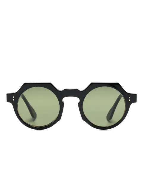 Lesca Buzz round-frame sunglasses Black BUZZ