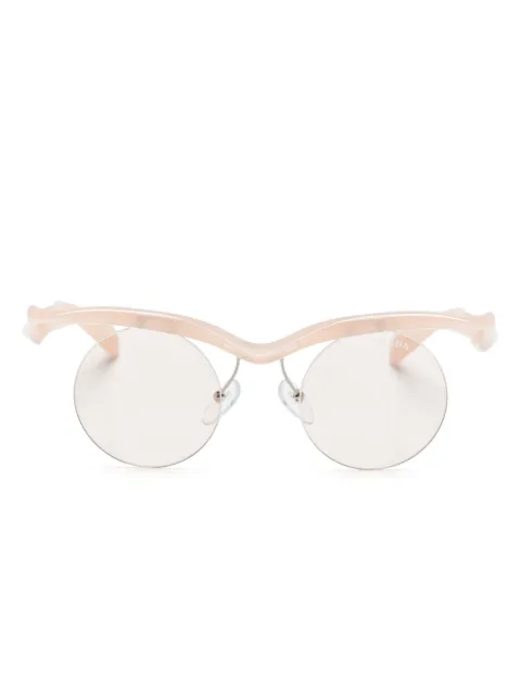 Prada Eyewear A24S round-frame sunglasses Pink PRA24S12S0B8