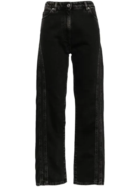 IRO high-rise straight-leg jeans Black WM23FALGARI
