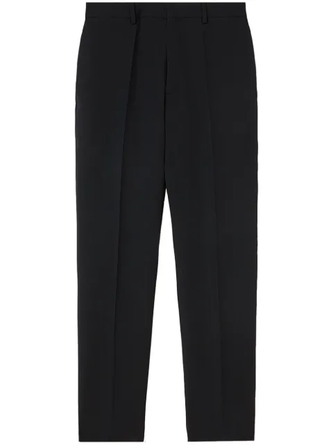 Jil Sander tapered-leg wool trousers Blue J21KA0011J40002