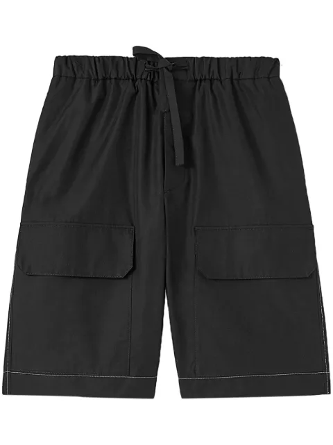Jil Sander knee-length bermuda shorts Black J61KA0027J46192