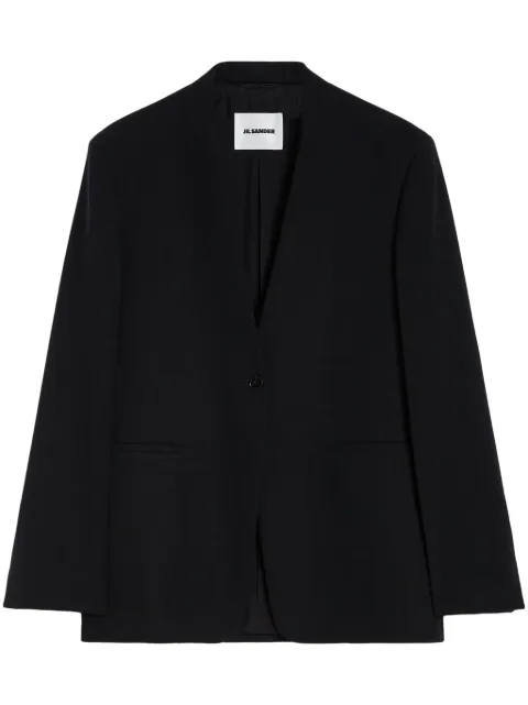 Jil Sander tailored blazer Black J02BN0178J41556