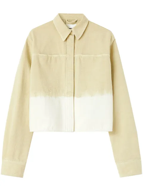 Jil Sander gradient-effect denim shirt Neutrals J01DL0139J46463