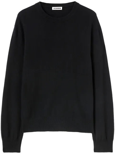 Jil Sander round-neck cashmere jumper Black J22GP0223J13278