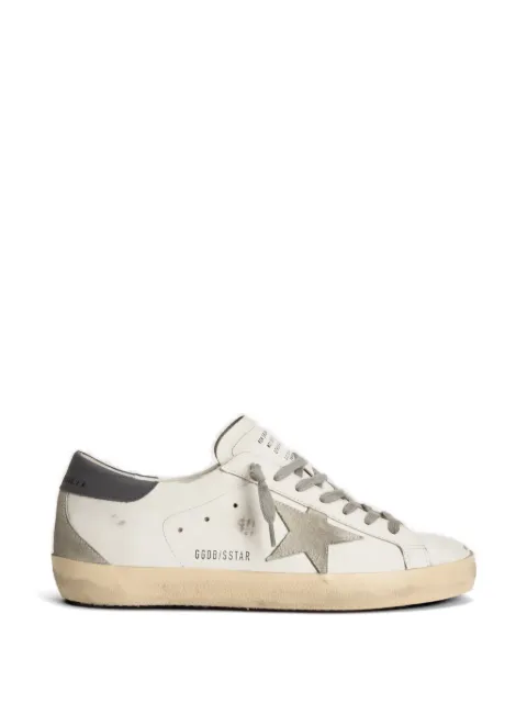 Golden Goose Superstar distressed-finish sneakers Neutrals GMF00102F006113