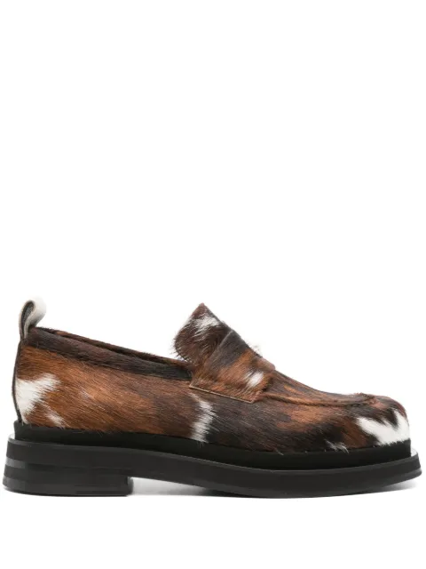 Simone Rocha Heart Toe loafers Brown LOF1PDM0794