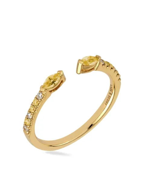 Lark & Berry 14kt yellow gold Veto sapphire stackable ring Gold LBDJ030SYS