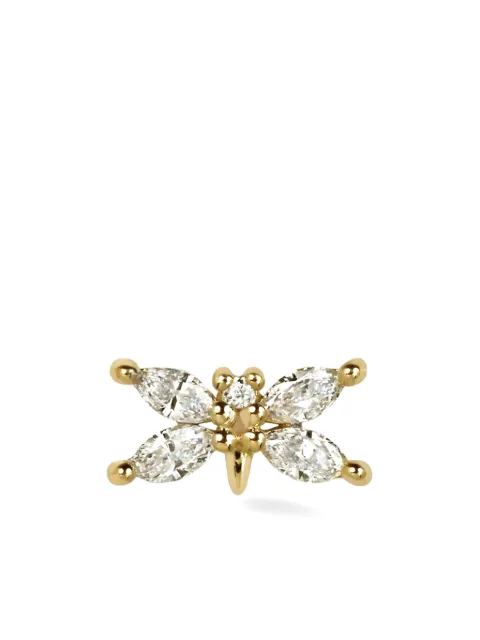 Lark & Berry 14kt yellow gold Butterfly diamond stud earring Yellow LBP2320