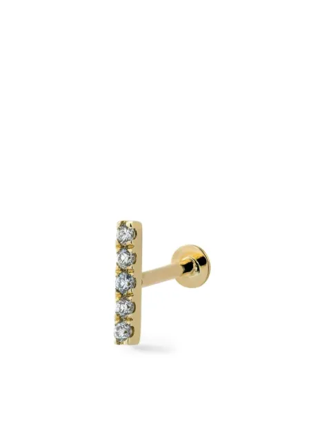 Lark & Berry 14kt yellow gold Modernist diamond single earring Gold LB1907