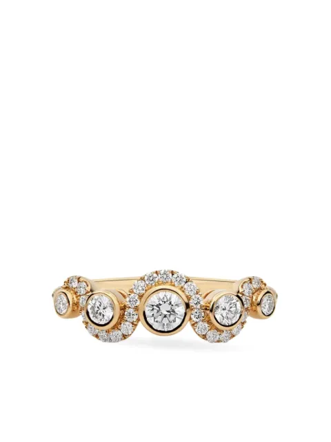Lark & Berry 18kt yellow gold Wave diamond ring Gold LBFJ029