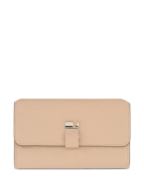 Valextra NoLo pebble-texture leather clutch bag Neutrals SGNL0055028LOCPL99