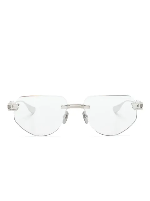 Dita Eyewear Grand Imperyn DTX164 geometric-frame glasses Silver DTX164