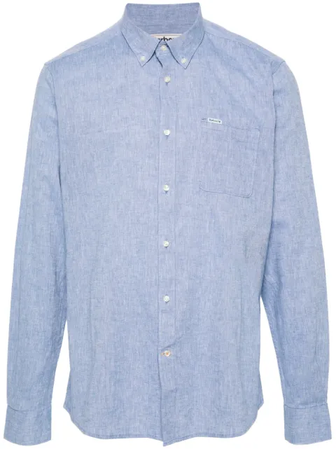 Barbour Nelson long-sleeve shirt Blue MSH5090BL33