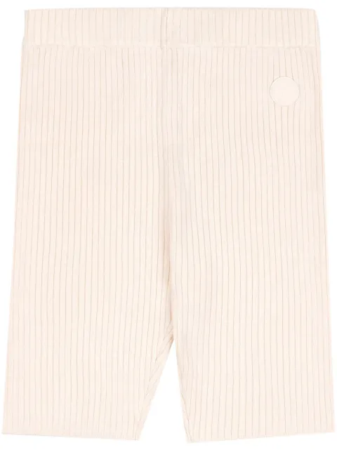 Sporty & Rich SRHWC ribbed-knit shorts Neutrals SH009S410SC