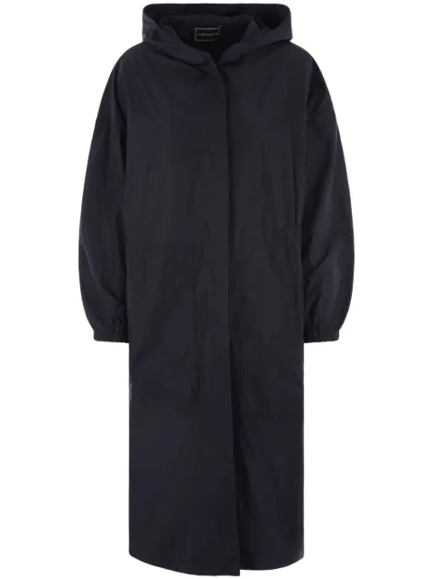 10 CORSO COMO Hooded coat Blue AB200AB1115