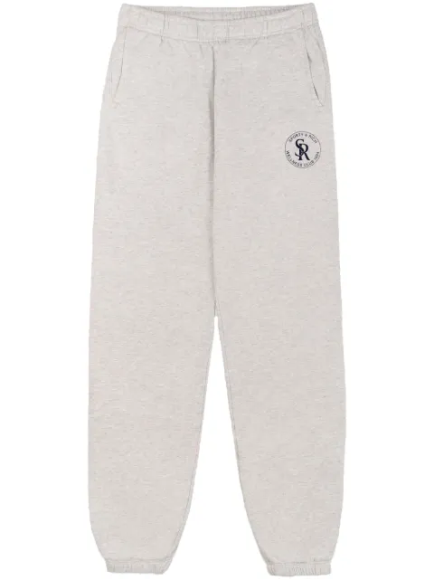 Sporty & Rich S&R logo cotton blend sweatpants Grey PA020S410SH