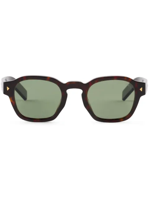 Prada Eyewear logo square-frame sunglasses Brown SPRA16C49F17N