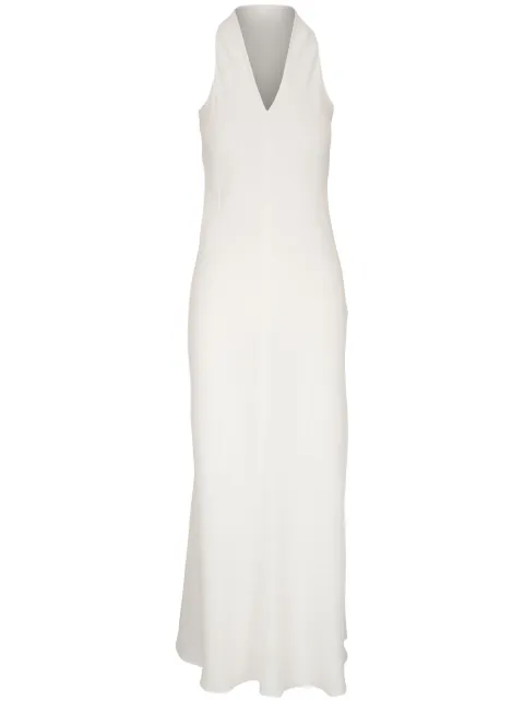 Peter Cohen V-neck sleeveless maxi dress White 3999STLWHITE