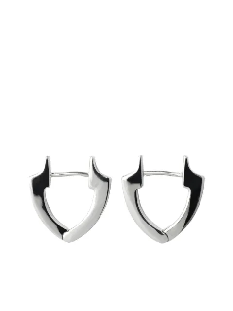 Burberry Shield slim earrings Silver 8092226