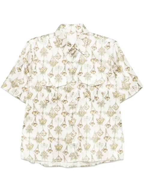Givenchy chandelier-print shirt Neutrals BM611V15S4