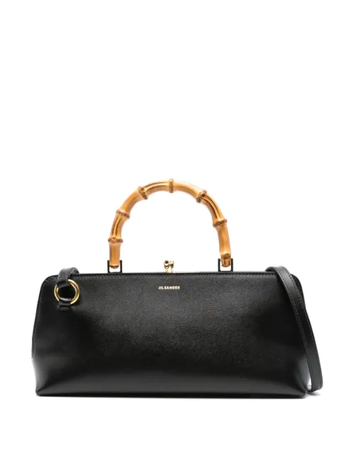 Jil Sander Goji leather tote bag Black J07ZH0042P4866
