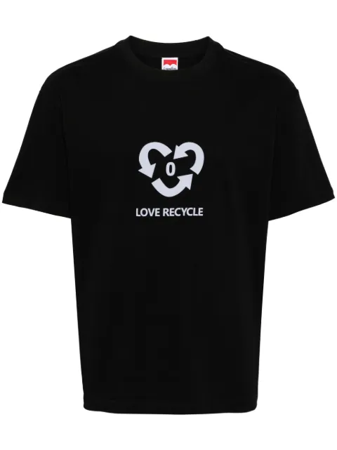 Ground Zero slogan-print cotton T-shirt Black GZOTEAM007480