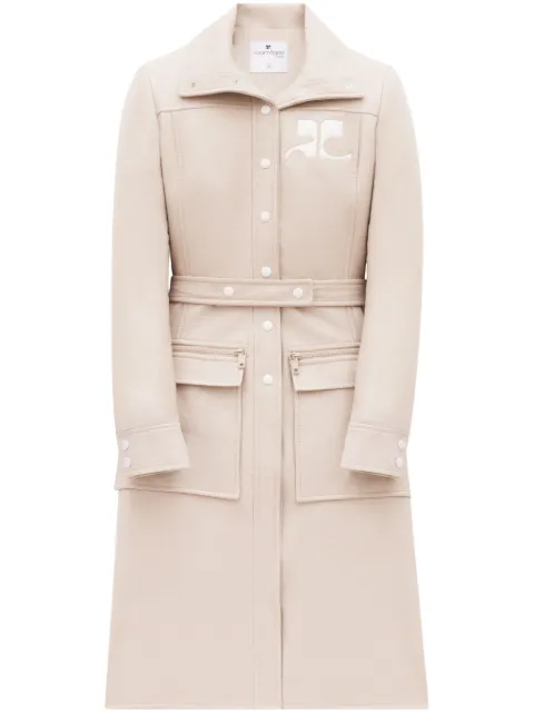 Courrèges Reedition coat Neutrals PERCMA006VY0003